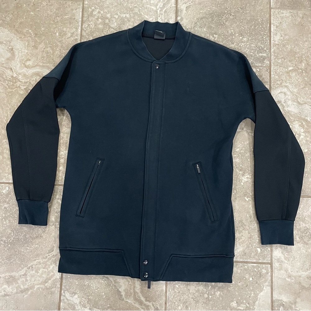Nike Air Jordan Varsity Jacket Black 706735-011‎ sz M
